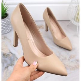 Décolleté con tacco Sergio Leone W SK415B beige 2