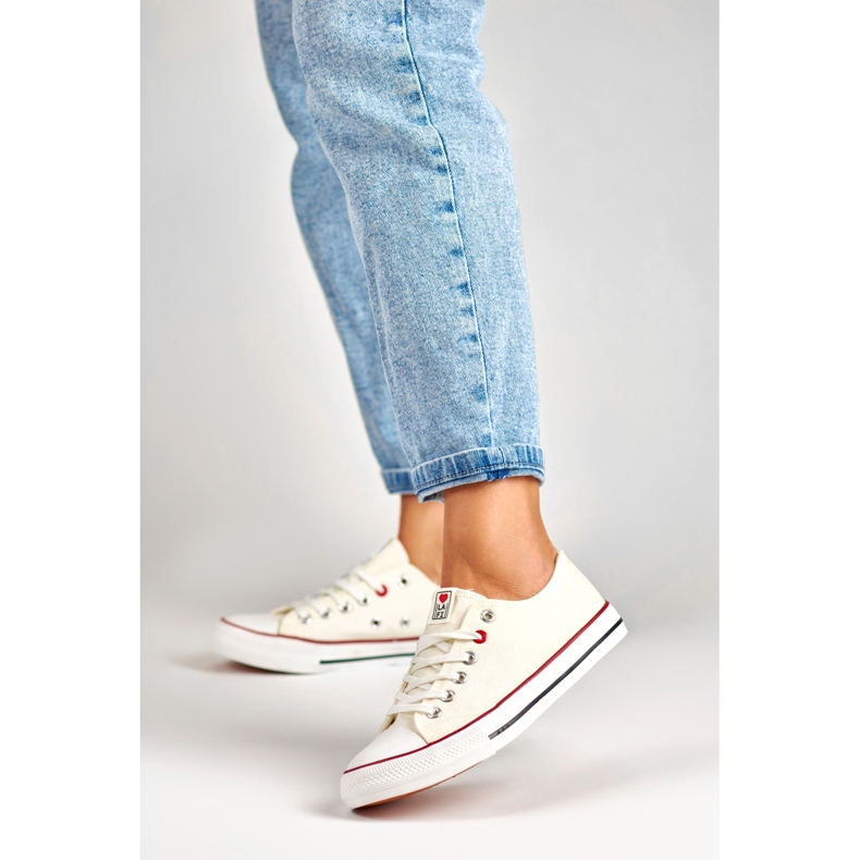 Sneakers La.Fi bianche bianco 2