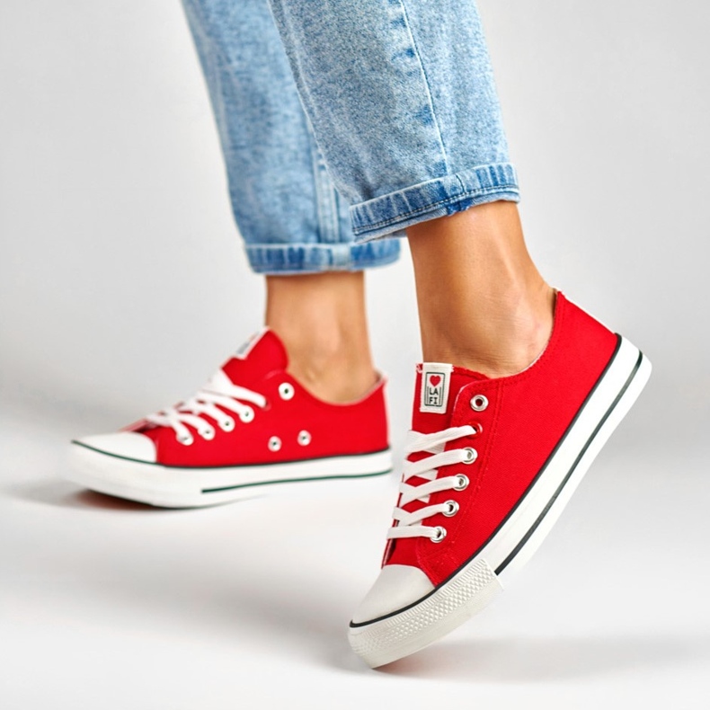 Sneaker rossa La.Fi rosso 1