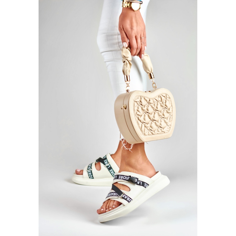 Eleganti pantofole bianche di La.Fi bianco 2