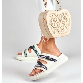 Eleganti pantofole bianche di La.Fi bianca 1