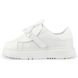 Scarpe sportive da donna bianche alla moda bianca 2