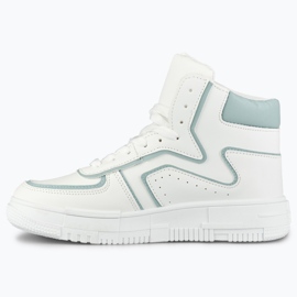 Scarpe bianche sportive sopra la caviglia bianco 2