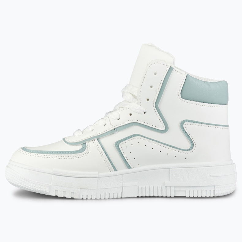 Scarpe bianche sportive sopra la caviglia bianco 2