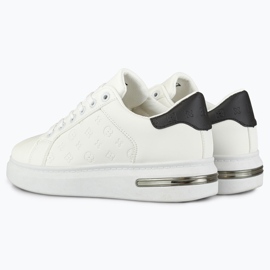 Scarpe sportive con dorso decorativo bianca 1