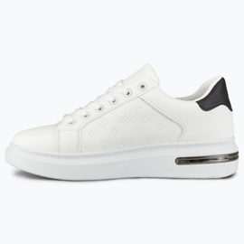 Scarpe sportive con dorso decorativo bianco 2