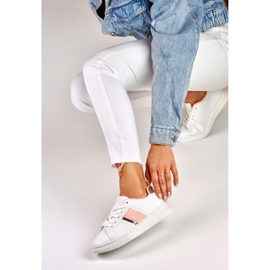 Scarpe sportive da donna luminose bianco 1