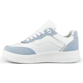 Scarpe sportive da donna bianche e blu bianco 2