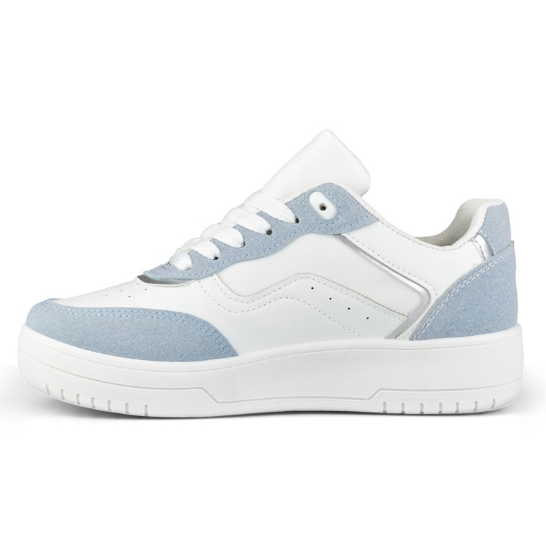 Scarpe sportive da donna bianche e blu bianca 2
