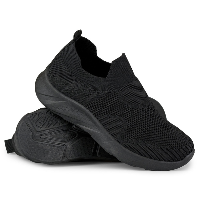 Scarpe slip-on sportive nere nero 1