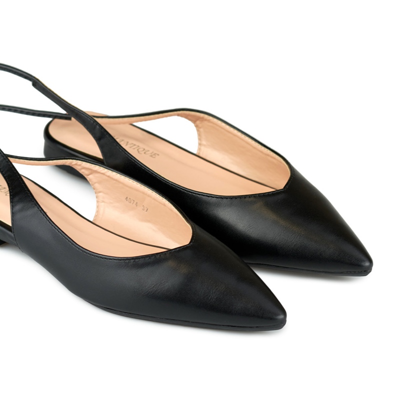 Ballerine legate nere nero 1