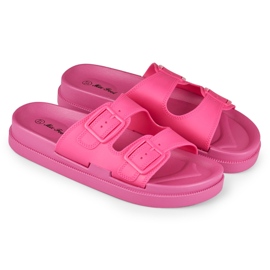 Pantofole da donna comode rosa gomma 1