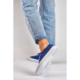 Sneakers blu da donna 2