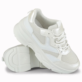 Sneakers bianche da donna Geori bianco 1