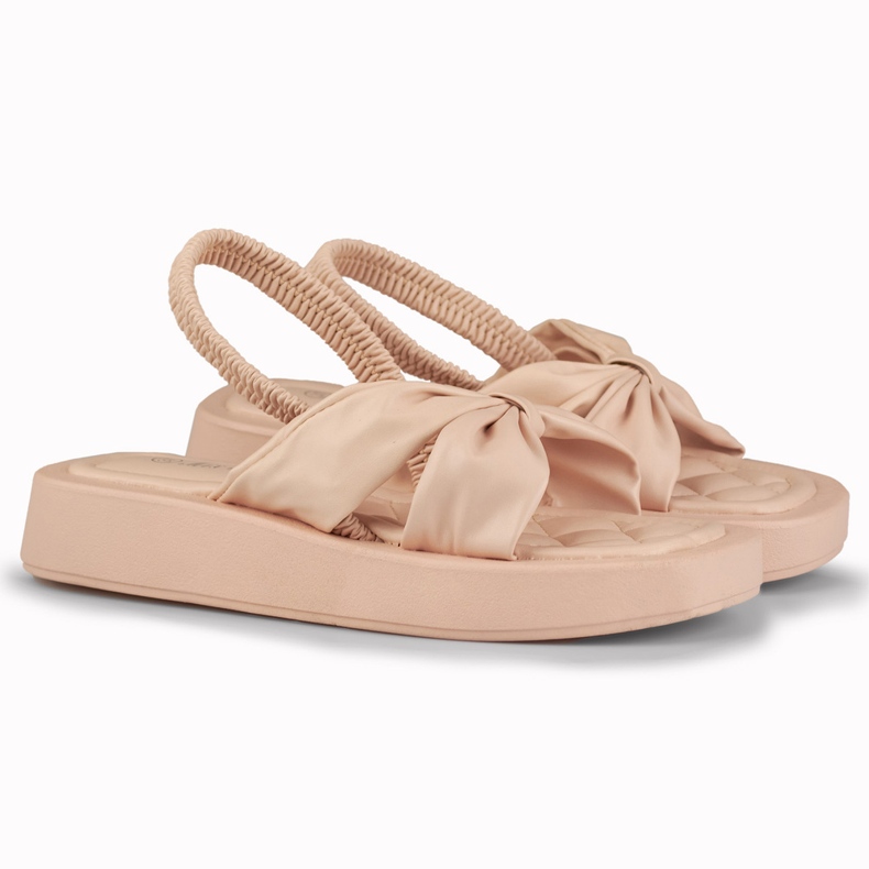 Sandali in polvere con elastico di Sisi beige 2