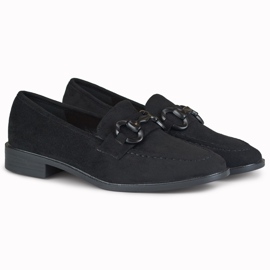 Scarpe da donna in camoscio nero 1