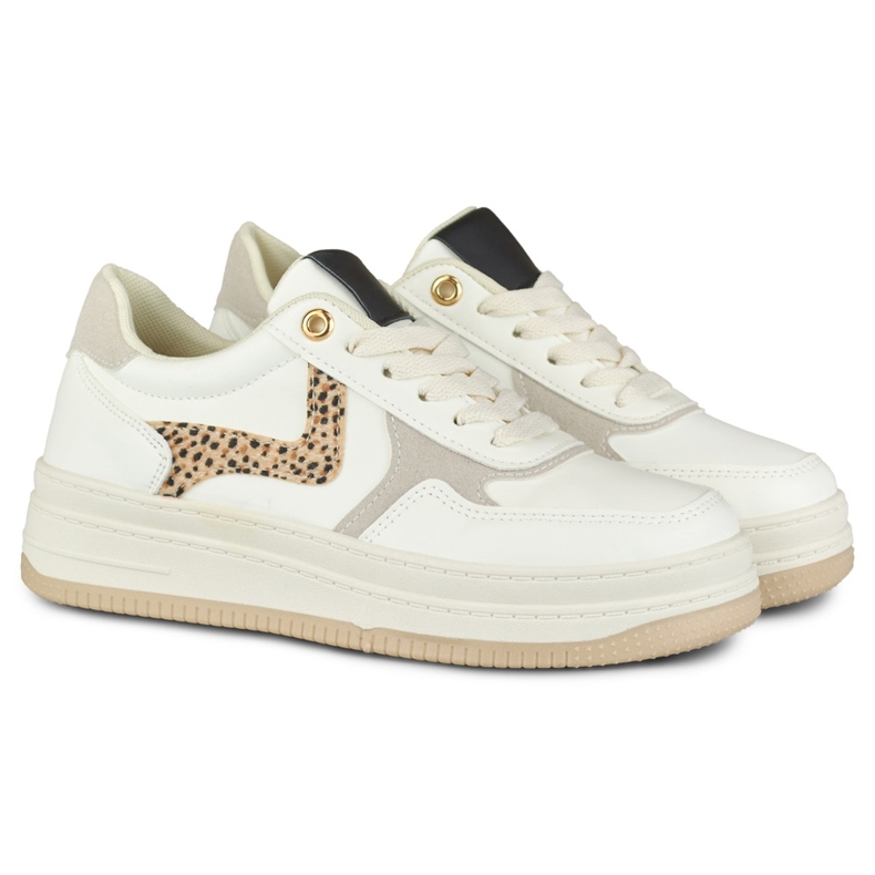 Sneakers bianche da donna Lara bianca 2
