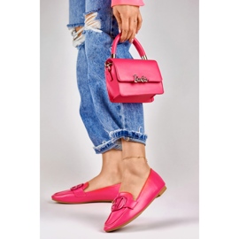 Scarpe fucsia da donna realizzate in ecopelle rosa 1