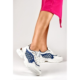 Sneakers da donna Valir blu alla moda 2