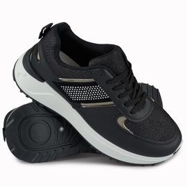 Scarpe sportive casual nere da donna nero 1