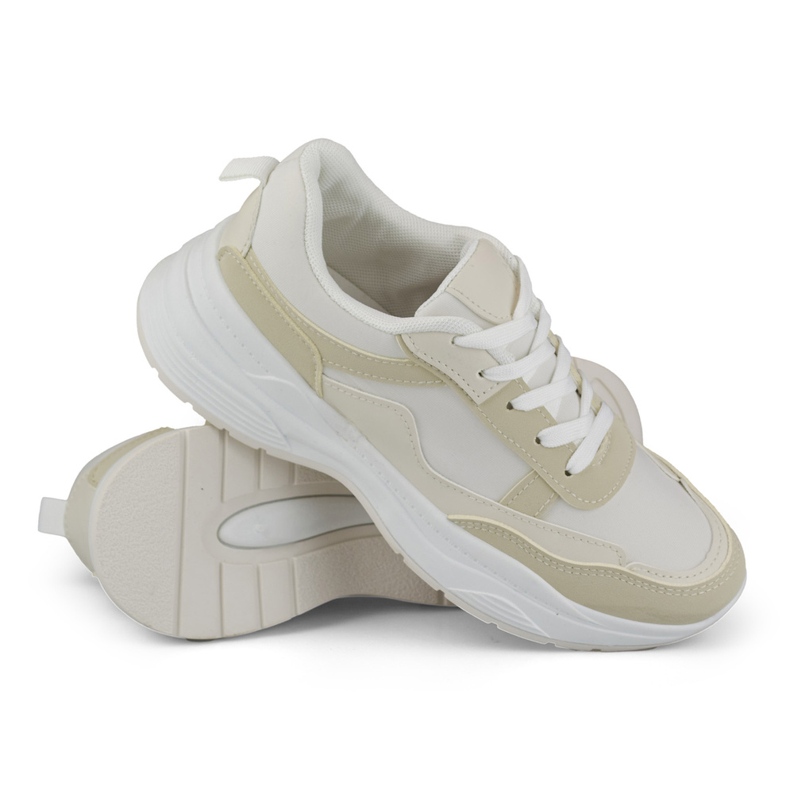 Classiche sneakers da donna Violett beige 1