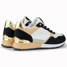 Eleganti scarpe sportive da donna bianca 1