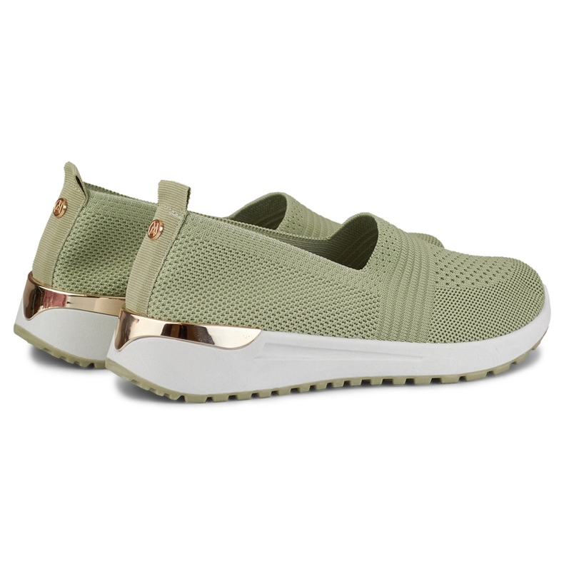 Scarpe casual da donna comode e flessibili verde 2
