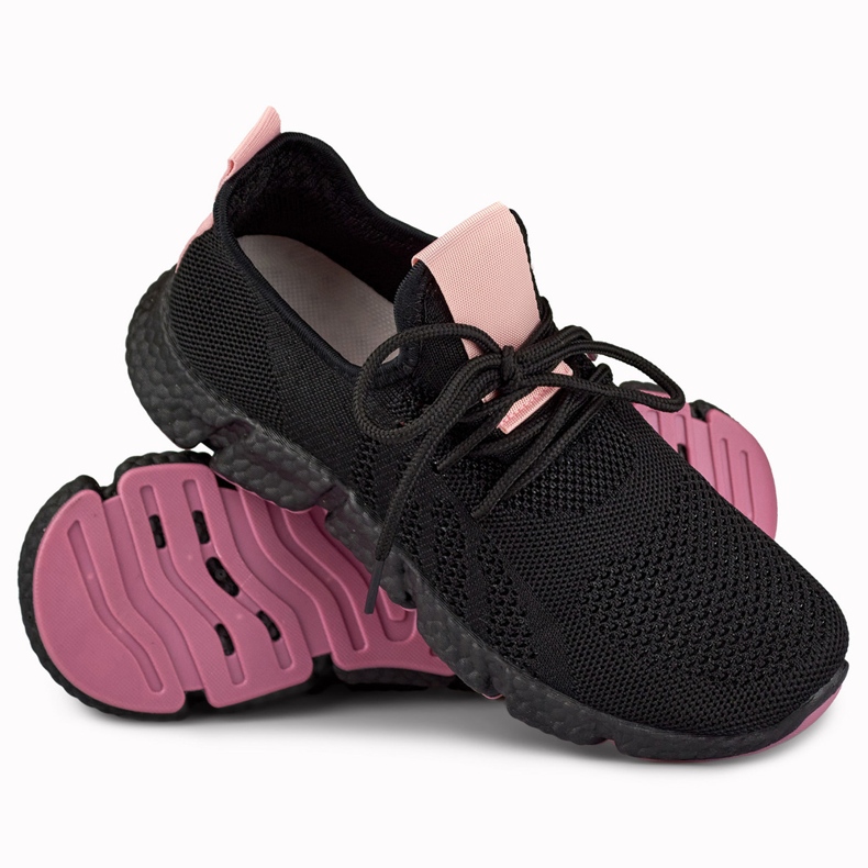 Comode scarpe sportive morbide e leggere nero 1