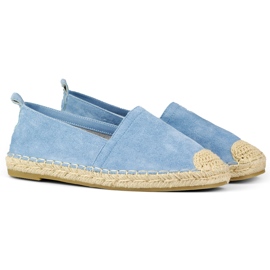 Classiche espadrillas blu da donna 1