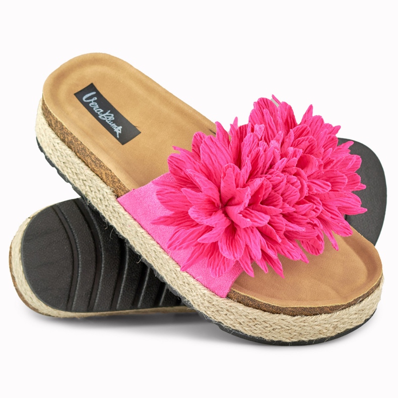 Espadrillas fucsia da donna rosa 2