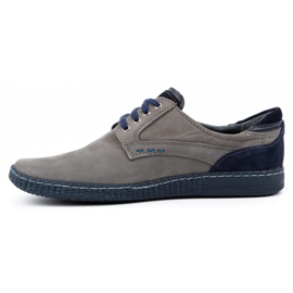 KOMODO Scarpe casual da uomo 848 grigie grigio 1