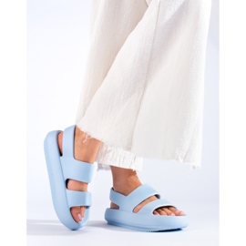 Sandali da donna in gomma blu Shelovet 1