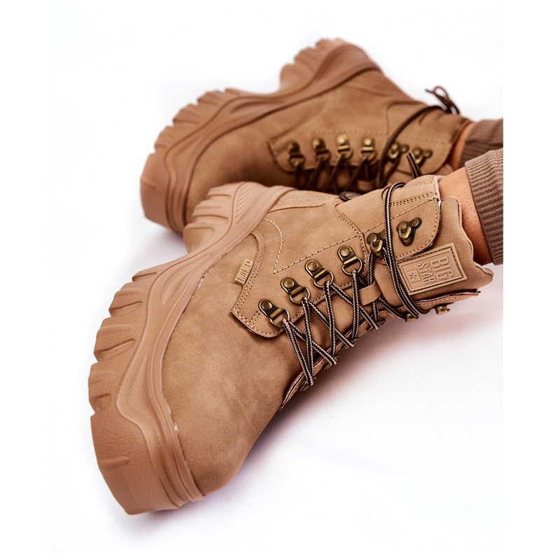 Stivali da donna Memory Foam Big Star KK274366 Beige 1