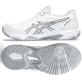 Scarpe da pallavolo Asics Gel-Rocket 11 W 1072A093 101 bianca bianca 1