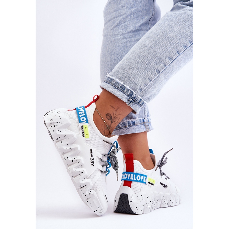 PS1 Sneakers Slip-on alla moda White Evolution bianca 2