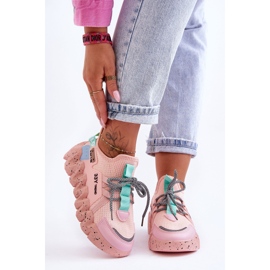 PS1 Sneakers Slip-on alla moda Rosa Chiaro Evolution 1