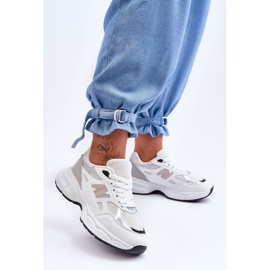FG2 Scarpe Sportive Da Donna Alla Moda Con Maglia Bianca Venezia 1