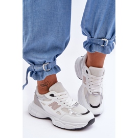 FG2 Scarpe Sportive Da Donna Alla Moda Con Maglia Bianca Venezia 2