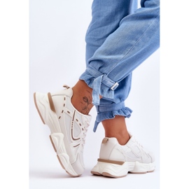 FG2 Scarpe Sportive Donna Sneakers Beige Feluci 2
