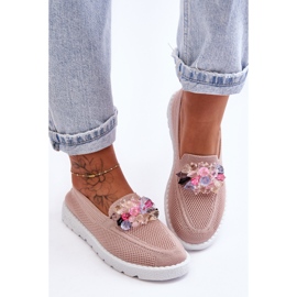 PM1 Sneakers Slip-On Da Donna Con Abbellimenti Rosa Taylor 2