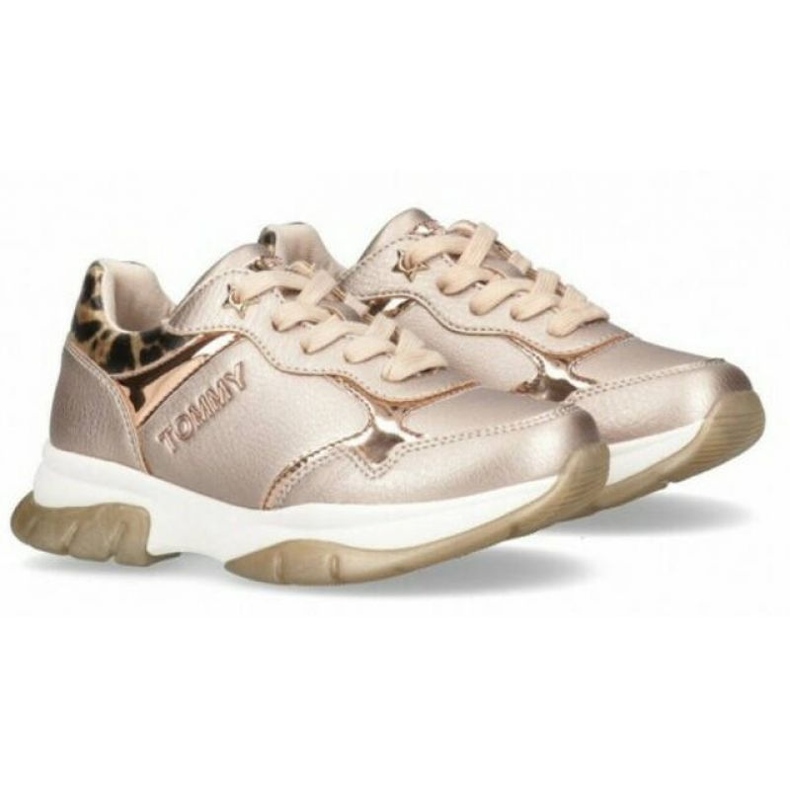 Scarpe Tommy Hilfiger T3A4-31174-1243341 d'oro 1