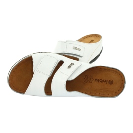 Inblu scarpe da donna pantofole 158D107 bianca 4