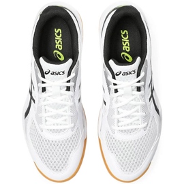 Asics Upcourt 5 M 1071A086 103 scarpe da pallavolo bianca bianca 1