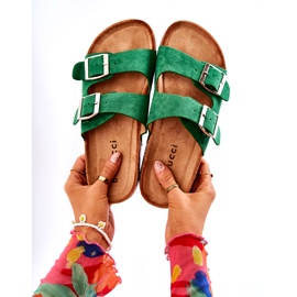 Bellucci Slip-on Misandei da donna di colore verde 4