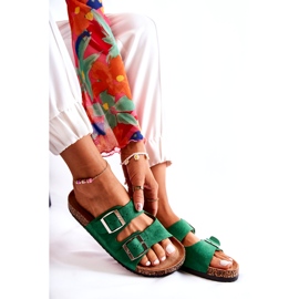 Bellucci Slip-on Misandei da donna di colore verde 3