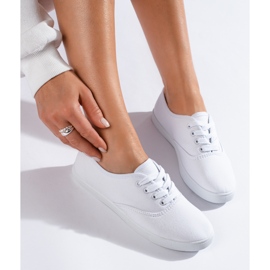 Sneaker Shelovet in tessuto bianco 1