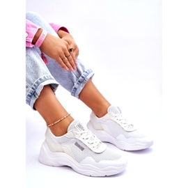 Scarpe Sportive da Donna in Tessuto Memory Foam System Big Star LL274A064 Bianche bianca 8