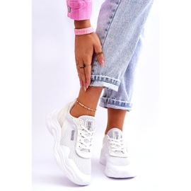 Scarpe Sportive da Donna in Tessuto Memory Foam System Big Star LL274A064 Bianche bianco 1