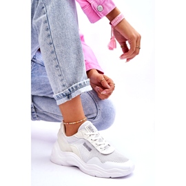 Scarpe Sportive da Donna in Tessuto Memory Foam System Big Star LL274A064 Bianche bianca 6