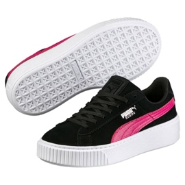 Scarpe Puma Suede Platform Snk Jr 363906 01 nero 1